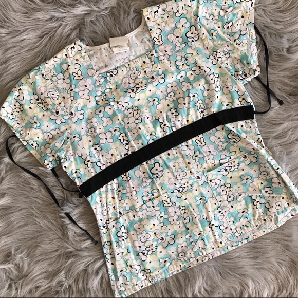 Tafford Tops - XS - Tafford- Scrub Top w tie back
